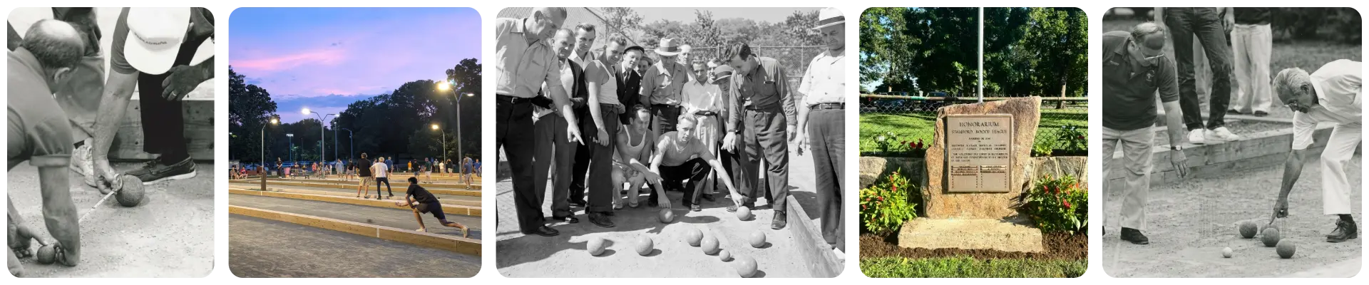 Players at Scalzi Park, from the 1950s to today